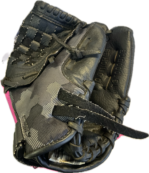 Vist Large View of Product Image Which is Used Adidas EAZY CLOSE Baseball Glove RH Throw Black 10"