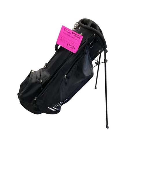 Vist Large View of Product Image Which is Used TALL PINES 7 HOLE STAND BAG Mens Stand Bag Black