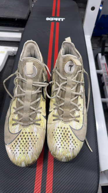 Vist Large View of Product Image Which is Used Nike LAX Cleats Mens White Senior 12