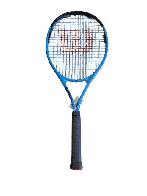 Vist Large View of Product Image Which is Used Wilson ULTRA PWER XL 112 TENNIS RACKET Adult Tennis Racquet Royal Blue 3 3/8"