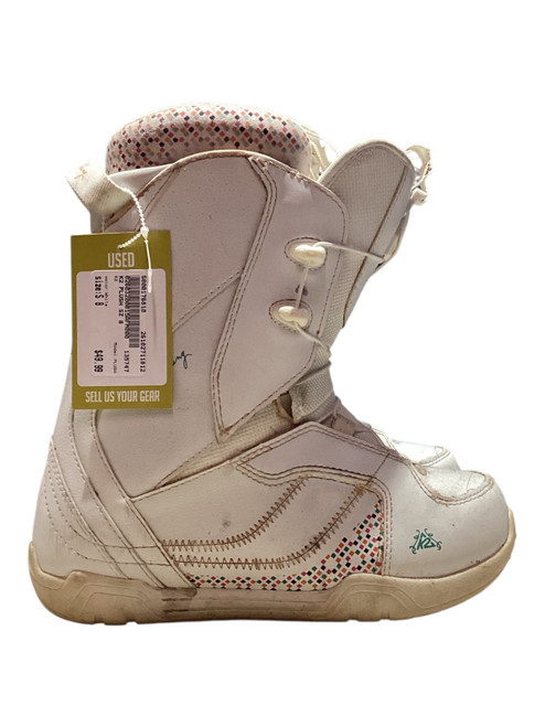 Vist Large View of Product Image Which is Used K2 PLUSH Womens Snowboard Boots White Senior 8