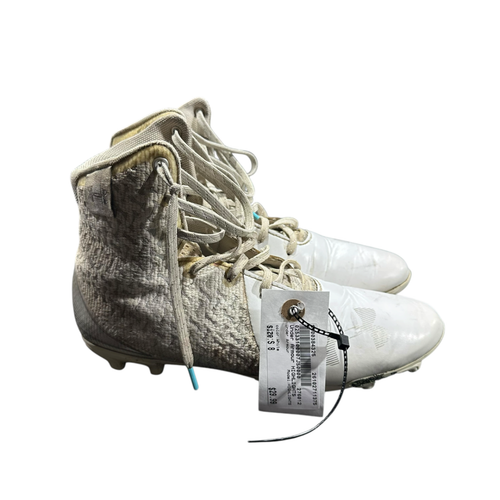 Vist Large View of Product Image Which is Used Under Armour HIGHLIGHTS LAX Cleats Womens White Senior 8