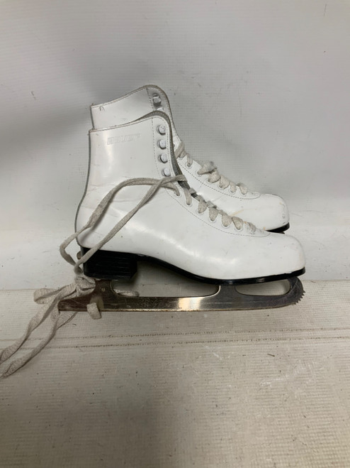 Vist Large View of Product Image Which is Used Bauer WHITE WomensFigure Skate White Senior 9