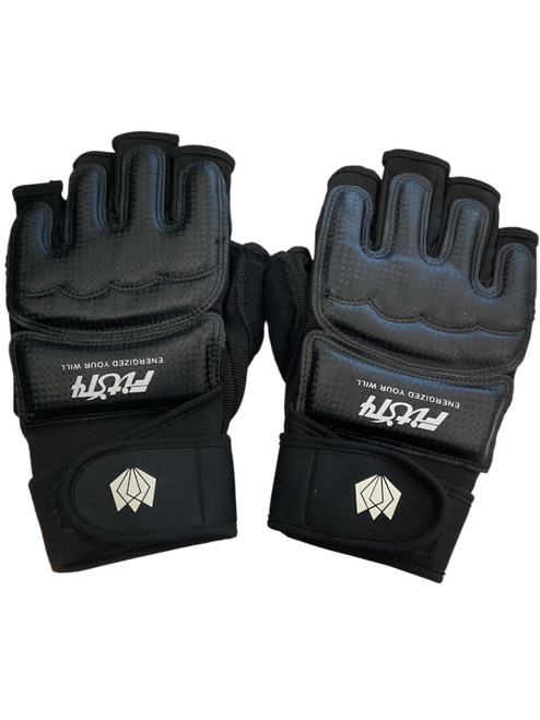 Vist Large View of Product Image Which is Used MMA Gloves Black LG