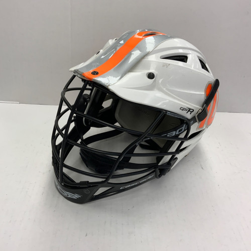 Vist Large View of Product Image Which is Used Cascade CPV-R Lacrosse Helmet White M/L