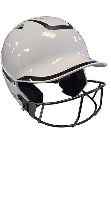 Vist Large View of Product Image Which is Used Champro HELMET W MASK Batting Helmet w/Mask White MD