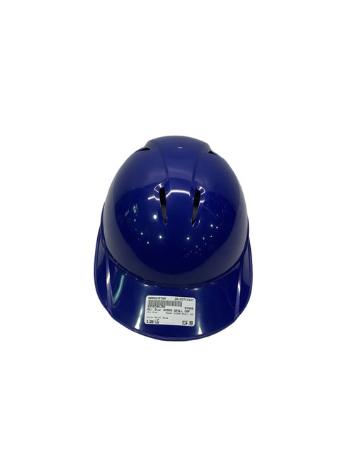 Vist Large View of Product Image Which is Used All Star SC500 SKULL CAP Catchers Helmet No Mask Royal Blue LG