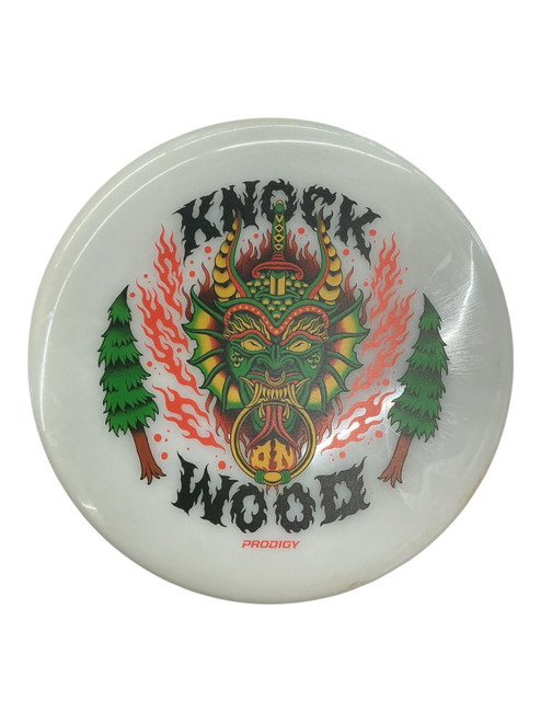 Vist Large View of Product Image Which is Used Prodigy Disc PA-5 400 GLOW KNOCK ON WOOD Disc Golf Putter White 178g
