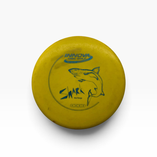 Vist Large View of Product Image Which is Used Innova SHARK Disc Golf Mid Range Yellow