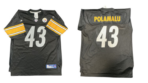 Vist Large View of Product Image Which is Used NFL STEELERS POLAMALU JERSEY S.S. Spirit Wear M XL
