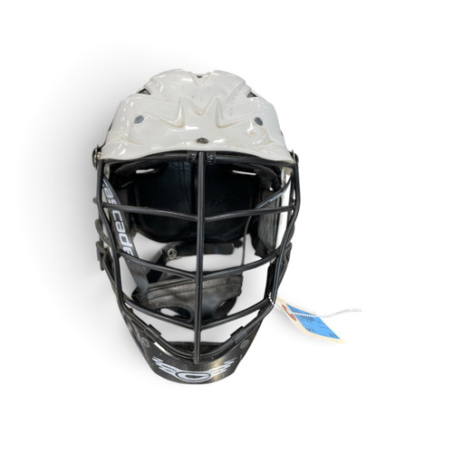 Vist Large View of Product Image Which is Used Cascade CPV-R Lacrosse Helmet White S/M