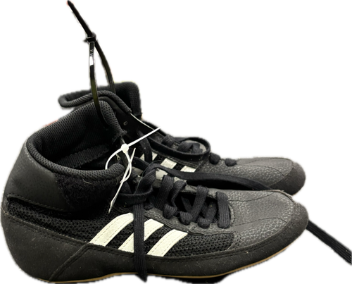 Vist Large View of Product Image Which is Used Adidas Wrestling Shoes Black Junior 02.5