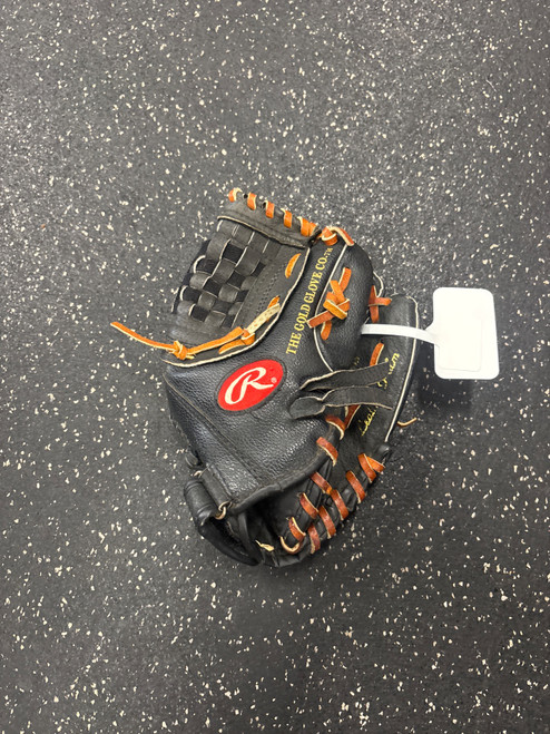 Vist Large View of Product Image Which is Used Rawlings JD10B BB/SB Glove RH Throw Black 10"
