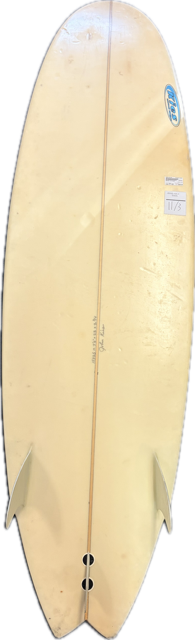Vist Large View of Product Image Which is Used KIES Surfboard White 7Ft 6In