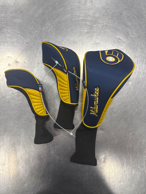 Vist Large View of Product Image Which is Used MILWAUKEE BREWERS HEADCOVER SET Golf Accessory