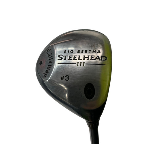 Vist Large View of Product Image Which is Used Callaway STEELHEAD III Mens Fairway Wood RH 3 Wood