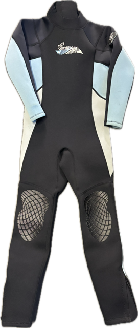 Vist Large View of Product Image Which is Used Junior Full Wetsuit Royal Blue JR 08
