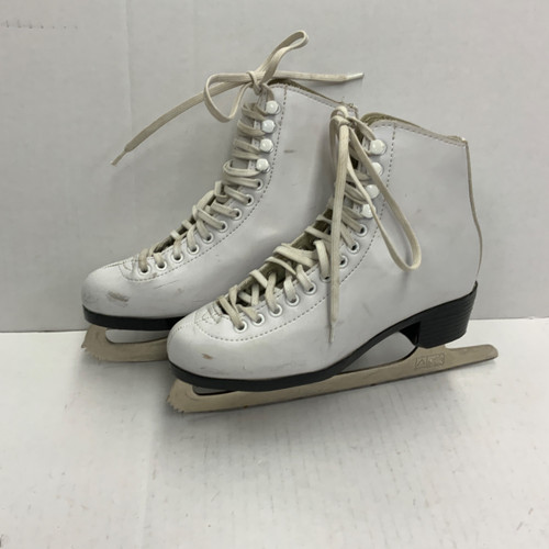 Vist Large View of Product Image Which is Used American Athletic Girls Figure Skate White Junior 04