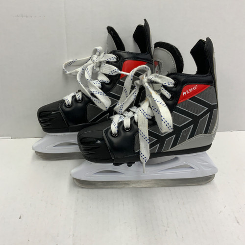 Vist Large View of Product Image Which is Used Lake Placid WIZARD 13-3 Youth Hockey Skate Adjustable