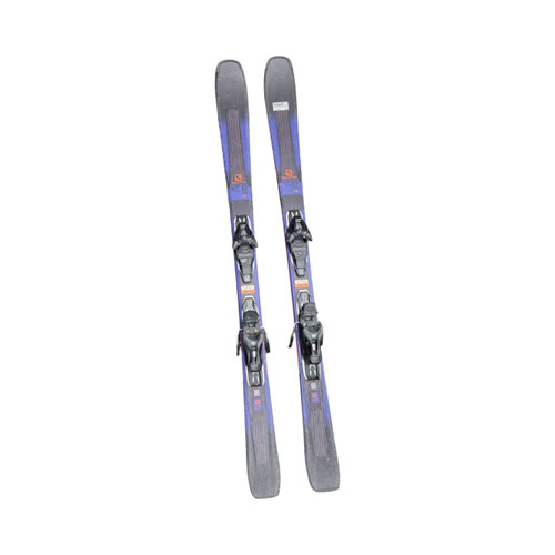 Vist Large View of Product Image Which is Used Salomon XDR 76 STR SKIS/ LITHIUM 10 BINDINGS Boys DH Ski/Binding Royal Blue 150 cm