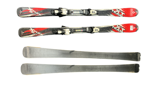 Vist Large View of Product Image Which is Used Tecno Pro XT TEAM X-FLEX Boys DH Ski/Binding Red 130 cm