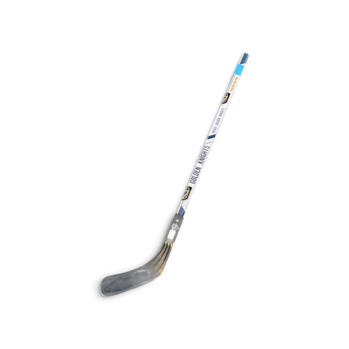 Vist Large View of Product Image Which is Used Franklin Golden Knights Junior Wood Street Hockey Stick Right 40", full length view