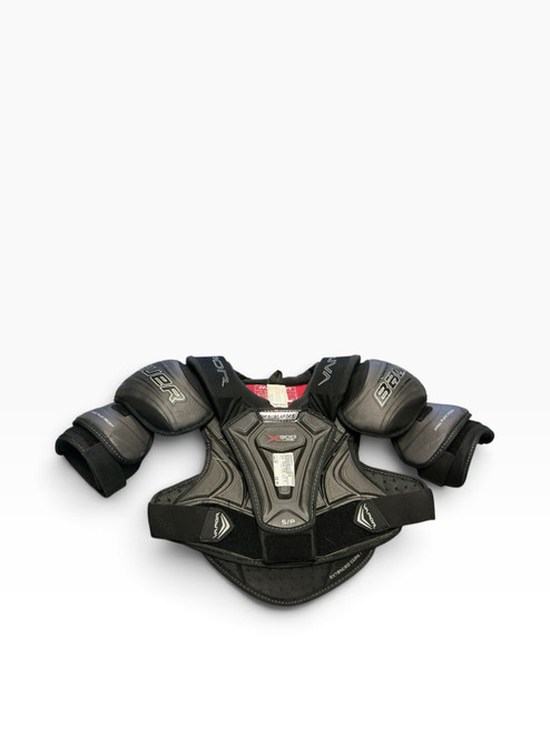 Vist Large View of Product Image Which is Used Bauer VAPOR X900 LITE SP Senior Shoulder Pads Black SM