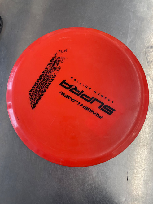Vist Large View of Product Image Which is Used Finish Line SUPRA LAUNCH EDITION Disc Golf Driver Red