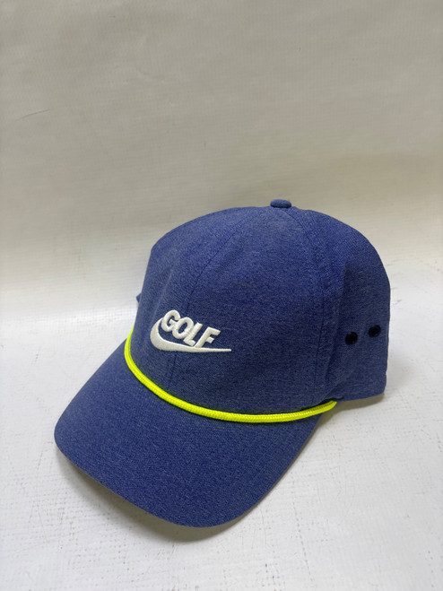 Vist Large View of Product Image Which is Used Nike GOLF HAT Golf Accessory Royal Blue