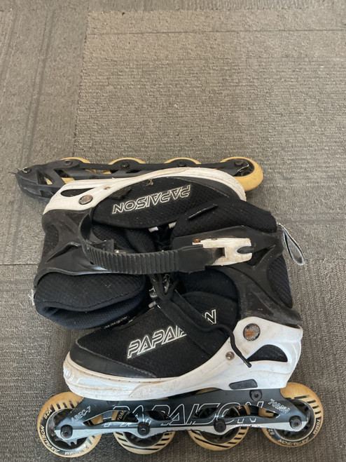 Vist Large View of Product Image Which is Used PAPAISON INLINE SKATES Junior Aggressive Skates Black Adjustable