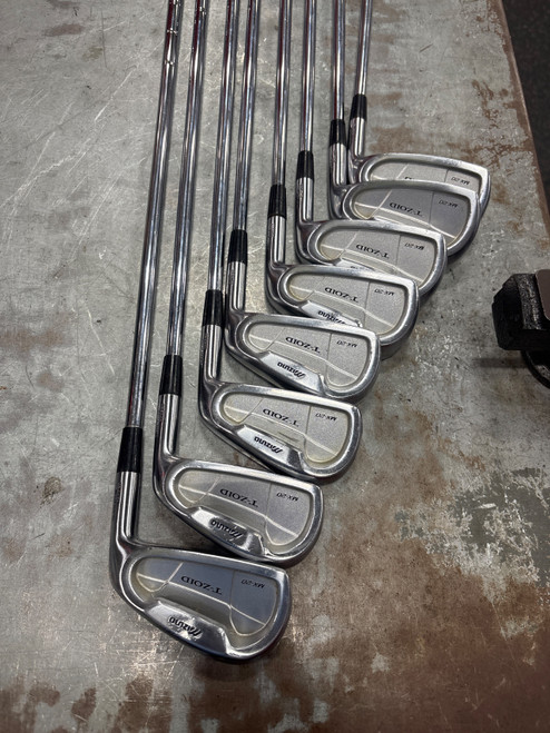 Vist Large View of Product Image Which is Used Mizuno T-ZOID MX-20 Mens Iron Set RH 3I-PW
