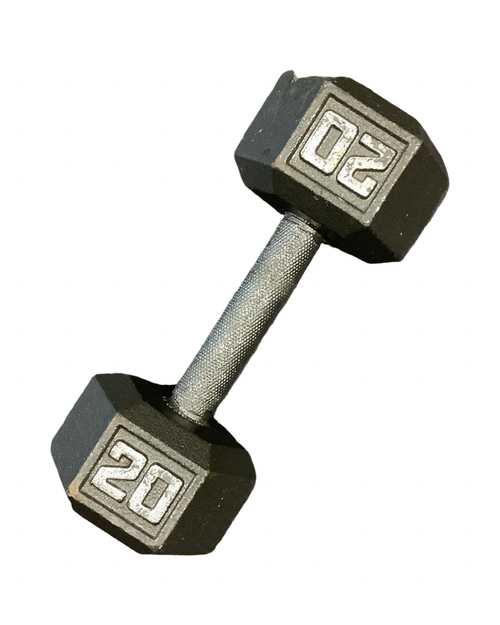 Vist Large View of Product Image Which is Used Hex Dumbbell (Each) 25 lb