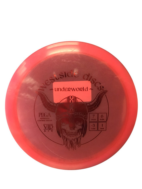 Vist Large View of Product Image Which is Used Westside UNDERWORLD Disc Golf Driver Pink