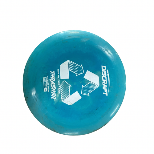 Vist Large View of Product Image Which is Used Discraft THRASHER ESP Disc Golf Driver Royal Blue