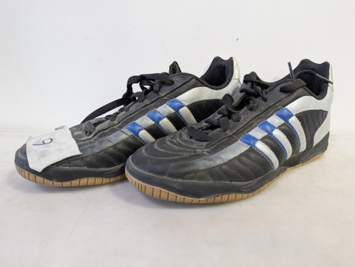 Vist Large View of Product Image Which is Used Adidas Soccer Indoor Shoes Black Senior 6