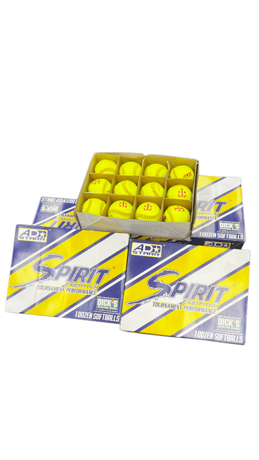 Vist Large View of Product Image Which is 1 Dozen AD STARR Spirit Fastpitch Tournament Softballs
