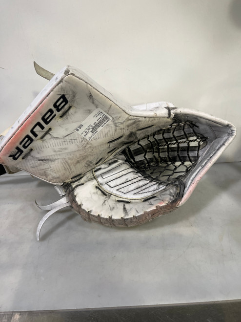Used Bauer SUP 2S PRO Senior Goalie Catcher White 11727-S000176779