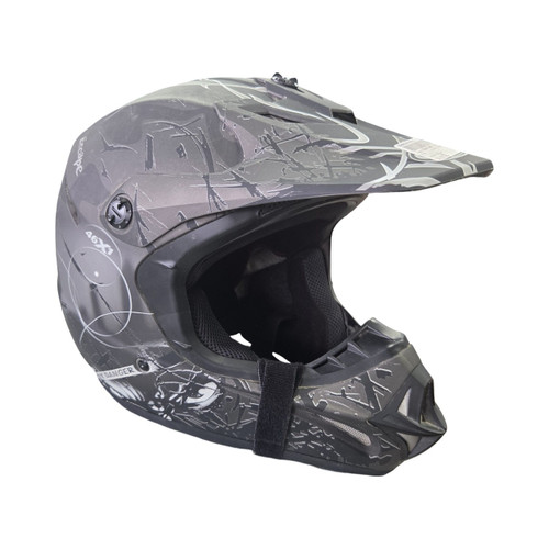 Vist Large View of Product Image Which is Used Fox RACING V1 ESCAPE MOT Adult Helmet Black XL