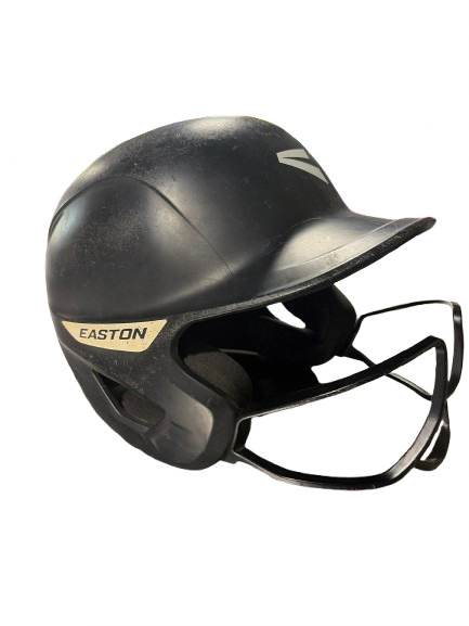 Vist Large View of Product Image Which is Used Easton GHOST VISION HELMET Batting Helmet w/Mask Black S/M
