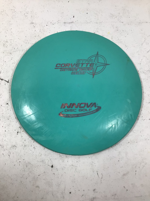 Vist Large View of Product Image Which is Used Innova STAR CORVETTE Disc Golf Driver Green 174g
