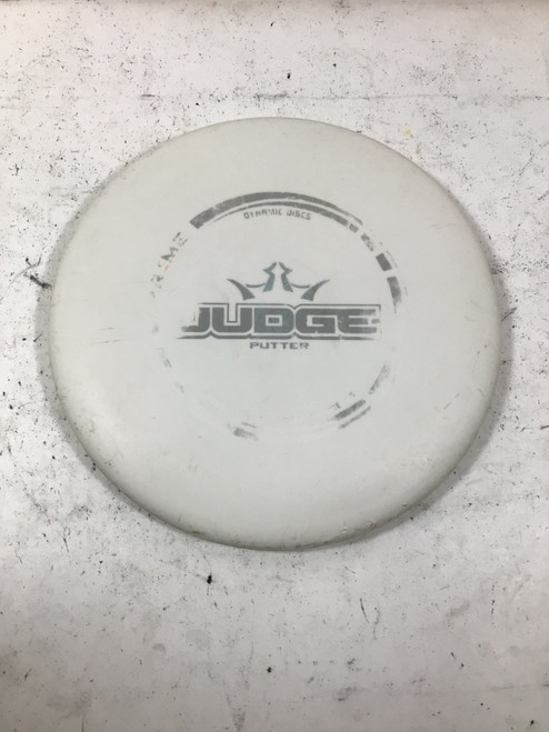 Vist Large View of Product Image Which is Used Dynamic Discs PRIME JUDGE Disc Golf Putter White 174g