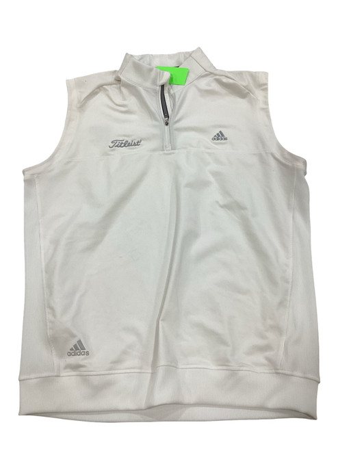 Vist Large View of Product Image Which is Used Titleist ADIDAS TITLEIST VEST S.S. Golf Shirt M White LG