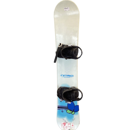 Vist Large View of Product Image Which is Used Nitro GLIDE 4.5 Mens Board/Bindings White 155 cm