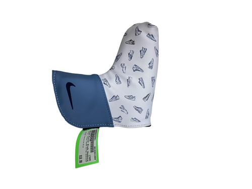 Vist Large View of Product Image Which is Used Nike BLADE PUTTER HEADCOVER Golf Accessory Carolina Blue