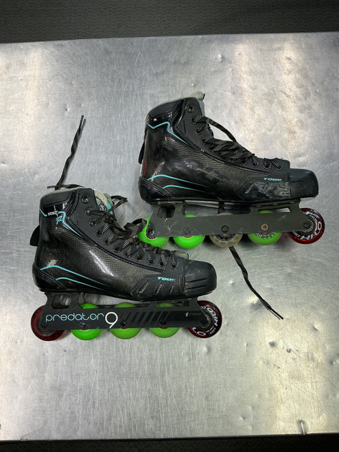 Vist Large View of Product Image Which is Used Tour VOLT LG72 GOALIE SKATES 9.5 Senior Aggressive Skates Black Senior 9.5