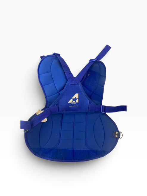 Vist Large View of Product Image Which is Used All Star BLUE CHEST PROTECTOR Catchers Chest Protector Royal Blue Junior