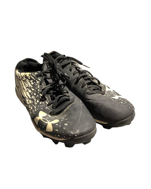 Vist Large View of Product Image Which is Used Under Armour CLEATS BB/SB Cleats Black Senior 8