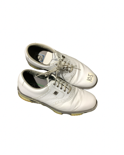 Vist Large View of Product Image Which is Used Foot Joy Mens Golf Shoes White Senior 10.5