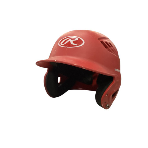 Vist Large View of Product Image Which is Used Rawlings R16S Batting Helmet No Mask Red SM