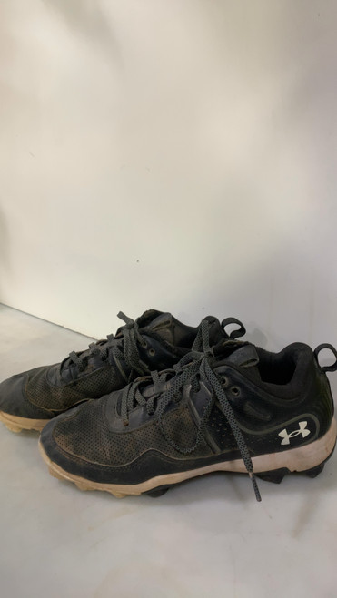Vist Large View of Product Image Which is Used Under Armour GLYDE BB/SB Cleats Black Senior 7.5